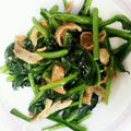 ✴秋茜✴'s cooksnap of when they made 材料２つだけ！油かすとチンゲン菜の炒め物.
