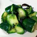 はんぶんこ☆'s cooksnap of when they made 即席☆キュウリと塩昆布の浅漬け.