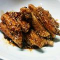 marivo17's cooksnap of when they made ピリ辛♪名古屋風 鶏手羽先のから揚げ.