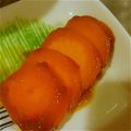 ぴーちゃん946's cooksnap of when they made おもてなしに、冷凍卵で卵黄のお刺身.