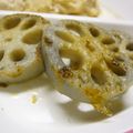 maruru-nn's cooksnap of when they made 厚切り蓮根のカリッともっちり食感ステーキ.