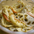maruru-nn's cooksnap of when they made 簡単♪ 蓮根と榎茸と蟹カマのマヨポン和え.
