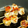 あぁSUKE's cooksnap of when they made ミニトマトの豚串♡絶品おろしソース.