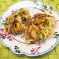 くっくぱっどゆみ's cooksnap of when they made とうもろこしと枝豆のかき揚げ☆カレー味.