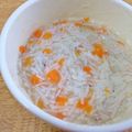 こはる・▽・'s cooksnap of when they made 離乳食☆しらすと野菜のそうめん.