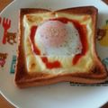 ちゃる♡'s cooksnap of when they made ビスマルク風トースト.