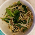 crmcheese's cooksnap of when they made ♪もやしと小松菜のゆかり合え♪.