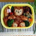 クックHMN7WC☆'s cooksnap of when they made キャラ弁☆全身ダッフィー&シェリーメイ♪.