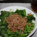 お料理①年生's cooksnap of when they made ほうれん草の　トロトロあんかけ♪.