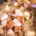 rian112's cooksnap of when they made ■糖質制限■豚肉えび白菜豆腐簡単スープ鍋.