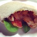 ori∞'s cooksnap of when they made アラビア風ピタサンド(シャワルマ).