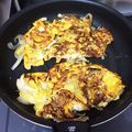 あゆみ14's cooksnap of when they made 節約♪炒め玉葱のオムレツ.