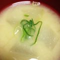 ままべぁ's cooksnap of when they made 夏にピッタリ☆とうがんの冷やし味噌汁.