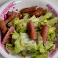 pukuorange's cooksnap of when they made キャベツとウインナーのマスタード炒め.