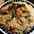 きのぴー108's cooksnap of when they made トマトと茄子の味噌そうめんチャンプルー.