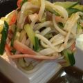 sacchiino's cooksnap of when they made きゅうりとカニカマ冷奴.