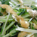 ぱど☆ちょ's cooksnap of when they made 水菜と油揚げのおひたし.