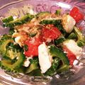 monmikiki's cooksnap of when they made ゴーヤと豆腐とトマトの簡単サラダ.