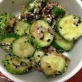 こたつねこくん's cooksnap of when they made キュウリの七味おかか塩麹和え.
