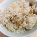 たにたーに's cooksnap of when they made 味がしみじみ★あさりご飯.