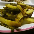 maruru-nn's cooksnap of when they made ☆ピーマン＆さつまいもバター焼き☆.