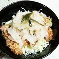 KUMI KUMI's cooksnap of when they made ねぎ塩カツ丼.