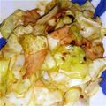 ねこタン's cooksnap of when they made お弁当に～♪豚とキャベツの胡麻ドレ炒め.