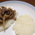 huto☆'s cooksnap of when they made あっさり系❖牛肉とキノコ๑しぐれ煮.