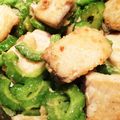 ごまだんご27's cooksnap of when they made 鯖とゴーヤのガーリック炒め.