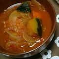 パンプキン★★'s cooksnap of when they made トマトスープ トマト嫌いの3歳もペロリ.