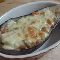 ｴﾑ子's cooksnap of when they made 米なすを丸々1個使ったオシャレグラタン.