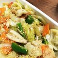 こにー79's cooksnap of when they made チクワの回鍋肉風.