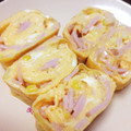 ayaakari's cooksnap of when they made コーンとハムの甘口玉子焼き.