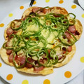 まりなっつん's cooksnap of when they made ぎょうざの皮で♪なんちゃってＰｉｚｚａ.