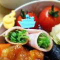 マサシッポ's cooksnap of when they made 豆苗のﾊﾑ巻き.