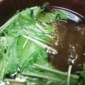 かぴーな's cooksnap of when they made 豆腐と水菜のとろろ昆布スープ.