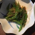 ★サンバ★'s cooksnap of when they made モロッコインゲンの和風和え.
