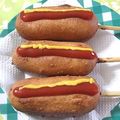 moruchama's cooksnap of when they made おやつの定番◆アメリカンドッグ.