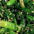 ブリーチーズ's cooksnap of when they made お弁当の隙間に♪ 蕪の葉の胡麻和え.