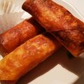 yomahiyu's cooksnap of when they made キャベツとちくわのチーズ春巻き.