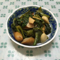 はちみつかなこ's cooksnap of when they made 簡単♪つるむらさきのにんにく醤油炒め.