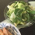 Cheerioos's cooksnap of when they made アボカドチーズソースで❀白菜リーフサラダ.