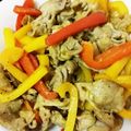Mocci。's cooksnap of when they made 豚肉とパプリカのカレー炒め.