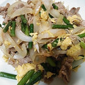 かぴーな's cooksnap of when they made にんにくの芽と豚肉の炒め物.