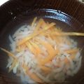 かぴーな's cooksnap of when they made ささっと 一品！ もやし 人参の スープ.