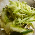 maruru-nn's cooksnap of when they made きゅうりで巻き巻き・冷しゃぶサラダ.