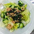 あつさちゃん's cooksnap of when they made 簡単☆ピーマンとツナとレタスのサラダ♪.