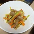 クックRXX2WV☆'s cooksnap of when they made グリーンアスパラと蒟蒻のきんぴら炒め.