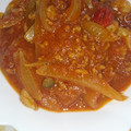 なおつん0802's cooksnap of when they made 簡単♪ 海老と挽き肉 野菜のトマト煮込み.