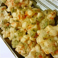 さくら042's cooksnap of when they made オクラと長芋と桜えびのかき揚げ.